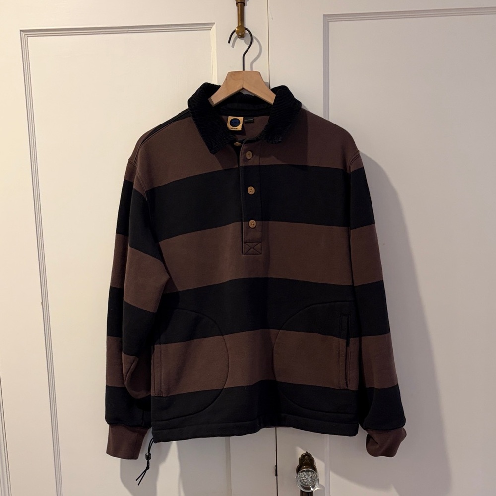 Rare Vans Vault x Taka Hayashi (Discontinued) Striped Rugby Sweatshirt